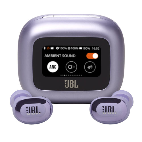 JBL Live Buds 3 True Wireless Noise Cancelling In-Ear Headphones with Smart Case - Purple