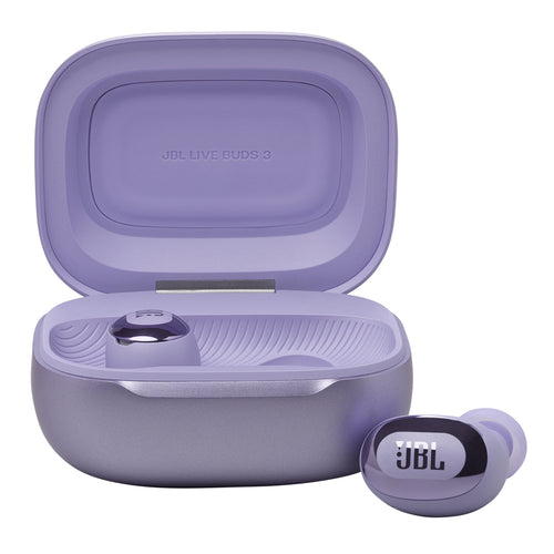 JBL Live Buds 3 True Wireless Noise Cancelling In-Ear Headphones with Smart Case - Purple