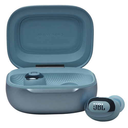 JBL Live Buds 3 True Wireless Noise Cancelling In-Ear Headphones with Smart Case - Blue