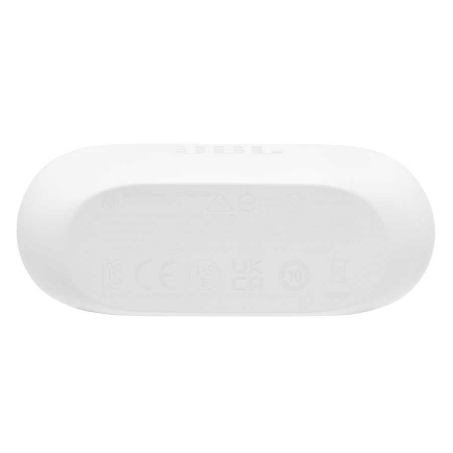 Harman JBLWBUDS2WHT - JBL WAVE BUDS 2 TWS HEADPHONES - WHITE