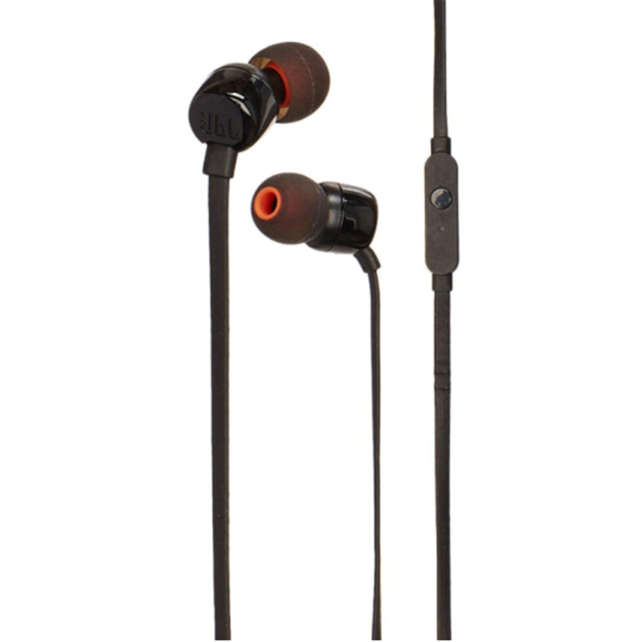 JBL Tune T110 Wired In-Ear Headphones - Black
