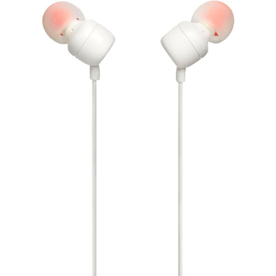 Harman JBLT110WHTE - JBL T110 IN-EAR HEADPHONE - WHITE