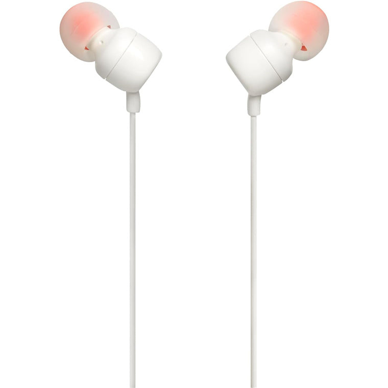 Harman JBLT110WHTE - JBL T110 IN-EAR HEADPHONE - WHITE