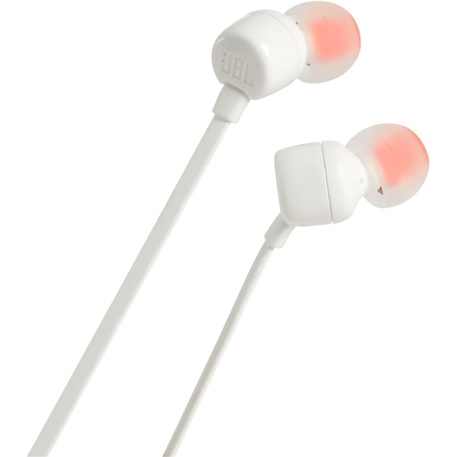 Harman JBLT110WHTE - JBL T110 IN-EAR HEADPHONE - WHITE