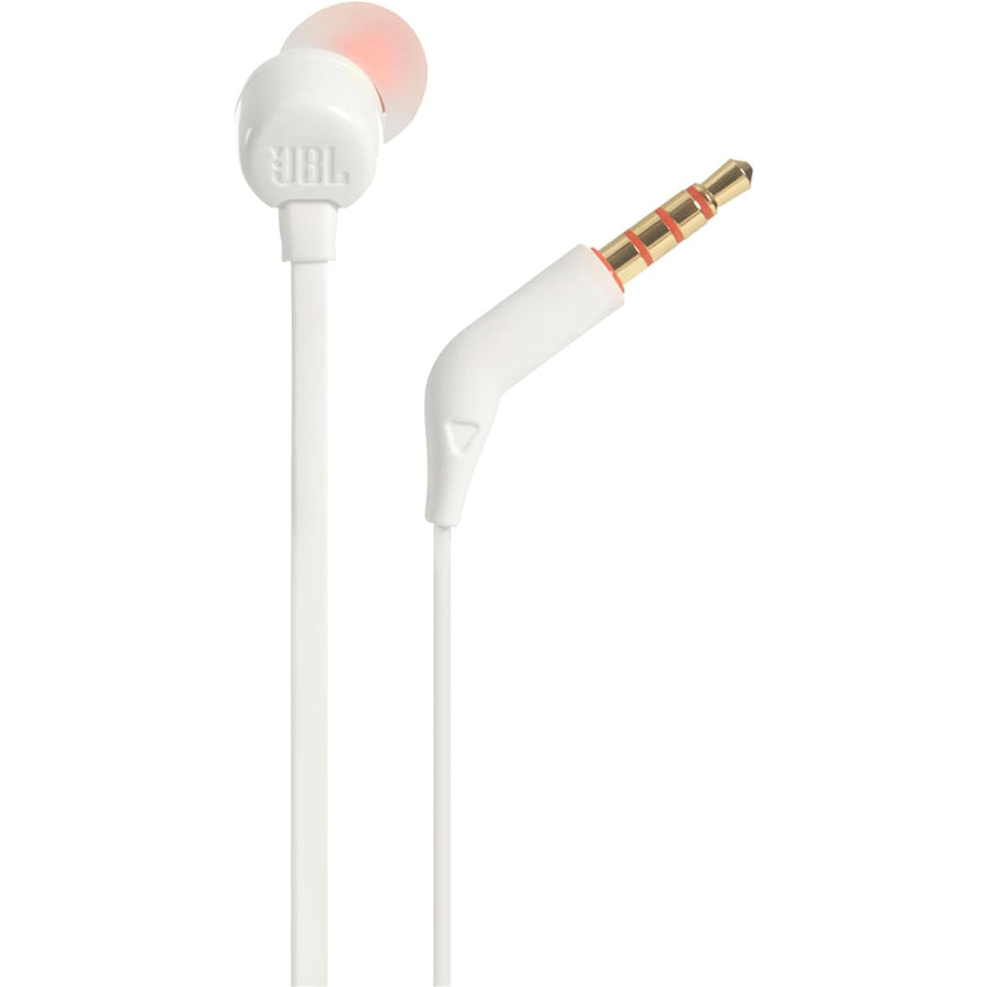 Harman JBLT110WHTE - JBL T110 IN-EAR HEADPHONE - WHITE