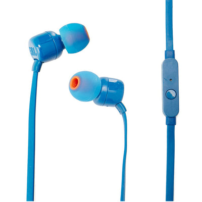 JBL Tune T110 Wired In-Ear Headphones - Blue