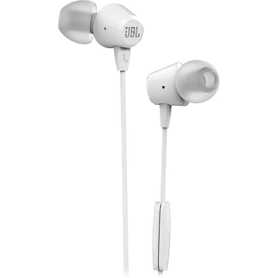 Harman JBLC50HIWHTE - JBL C50HI IN-EAR WIRED HEADPHONES- WHITE