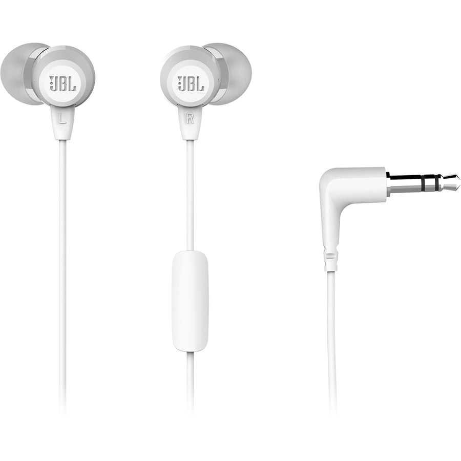 Harman JBLC50HIWHTE - JBL C50HI IN-EAR WIRED HEADPHONES- WHITE