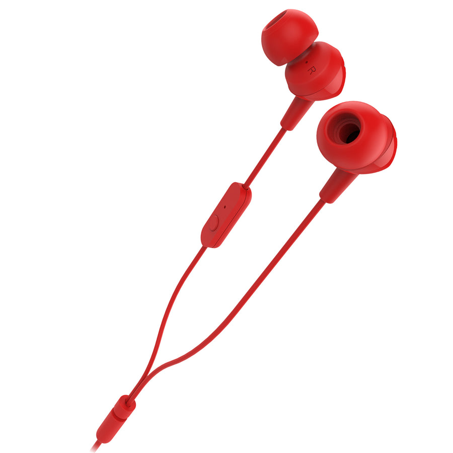 Harman JBLC150SIUREDE - JBL C150SIU IN-EAR WIRED HEADPHONE - RED