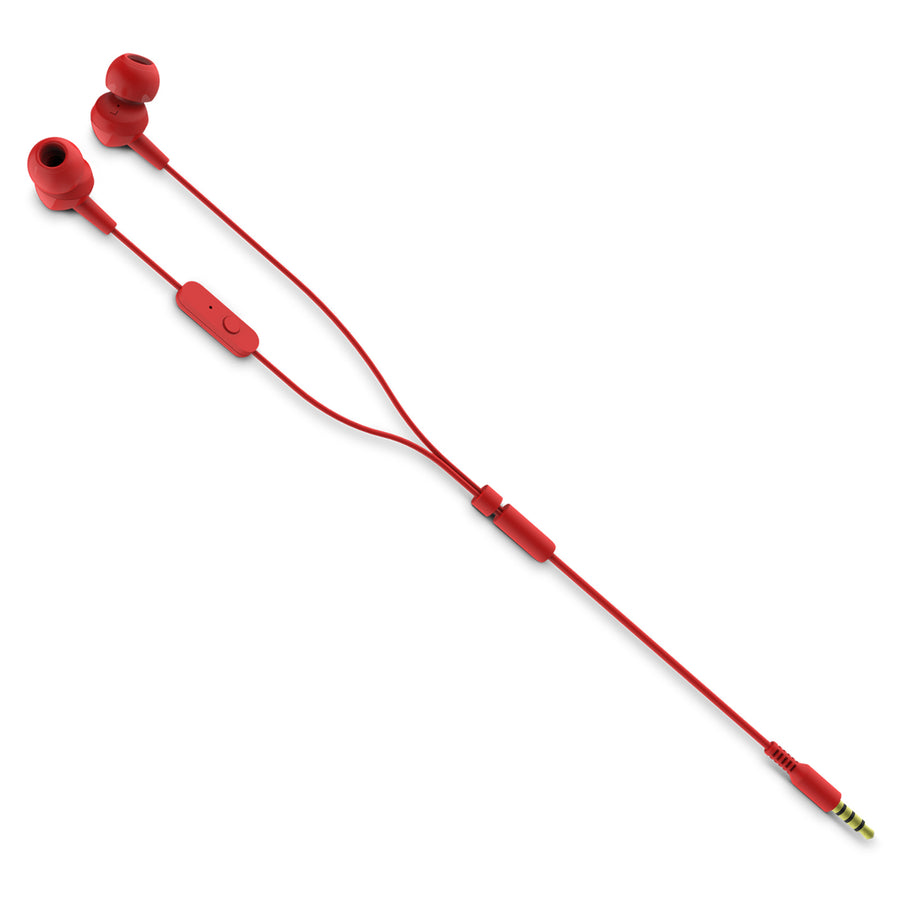 Harman JBLC150SIUREDE - JBL C150SIU IN-EAR WIRED HEADPHONE - RED