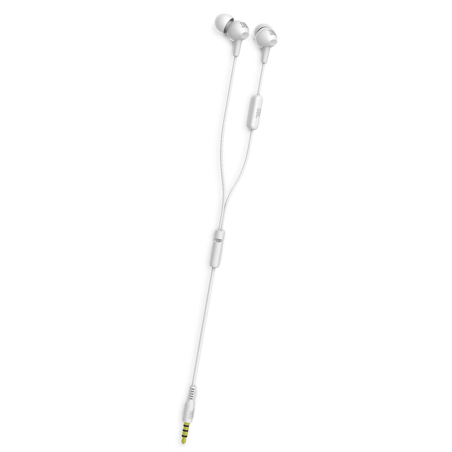 Harman JBLC150SIUWHTE - JBL C150SIU IN-EAR WIRED HEADPHONE - WHT