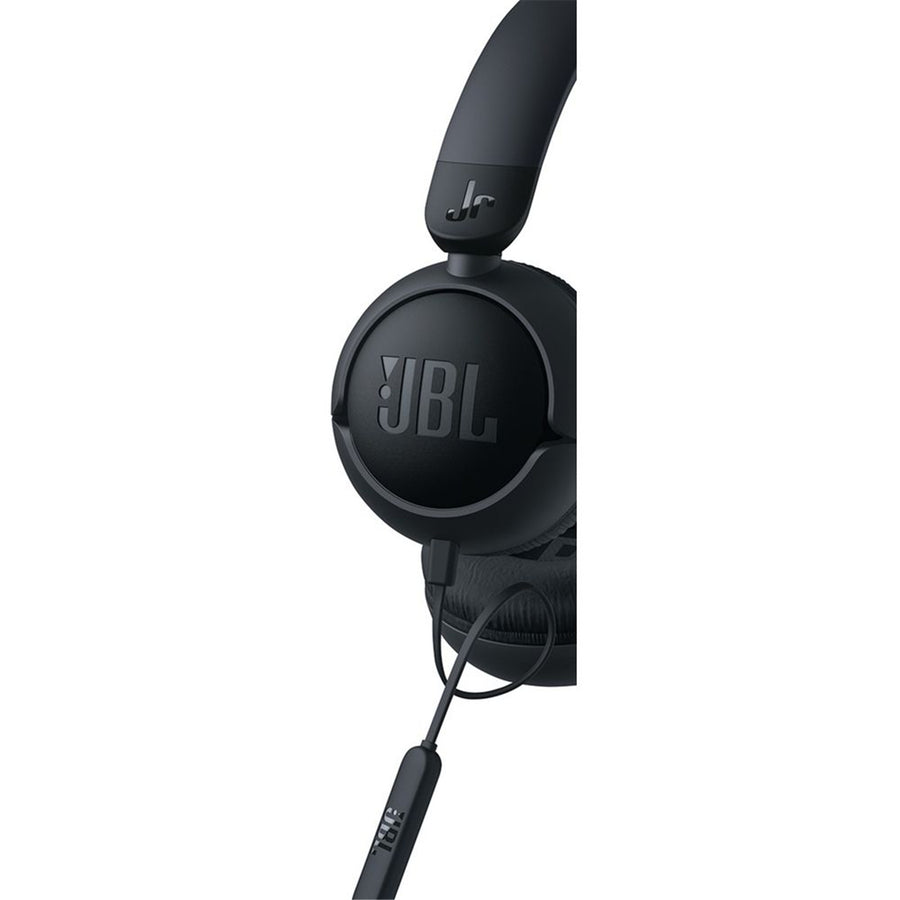 JBL JR 320 Wired On-Ear Headphones for Kids - Black