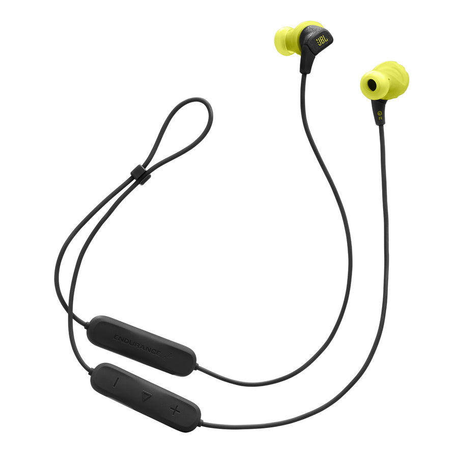JBL Endurance Run 3 BT IP65 Sweatproof Wireless In-Ear Sports Headphones - Black & Lime