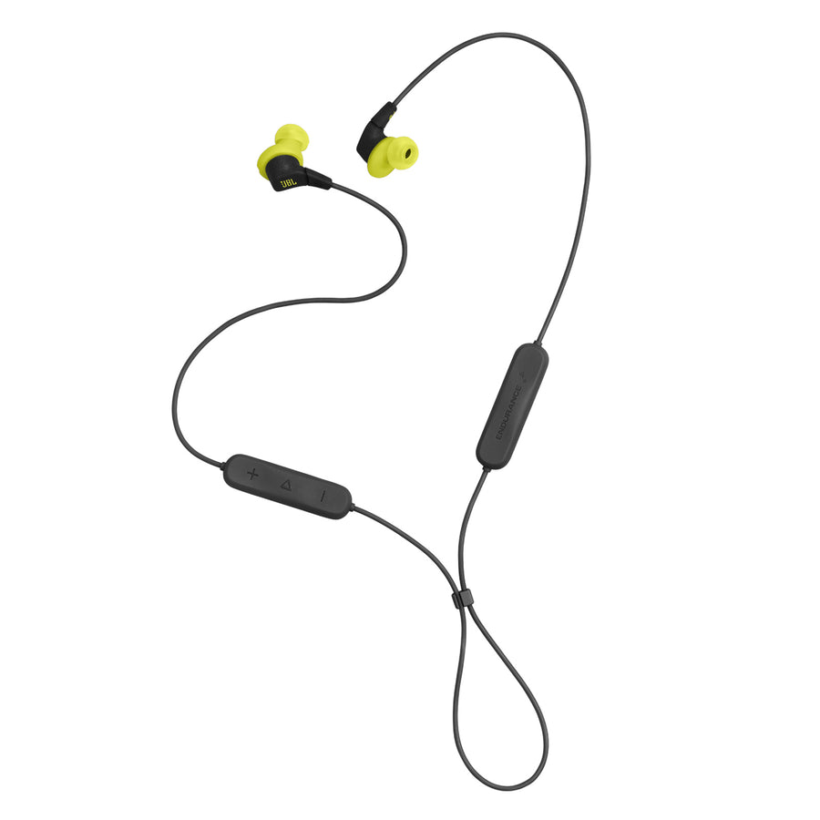JBL Endurance Run 3 BT IP65 Sweatproof Wireless In-Ear Sports Headphones - Black & Lime
