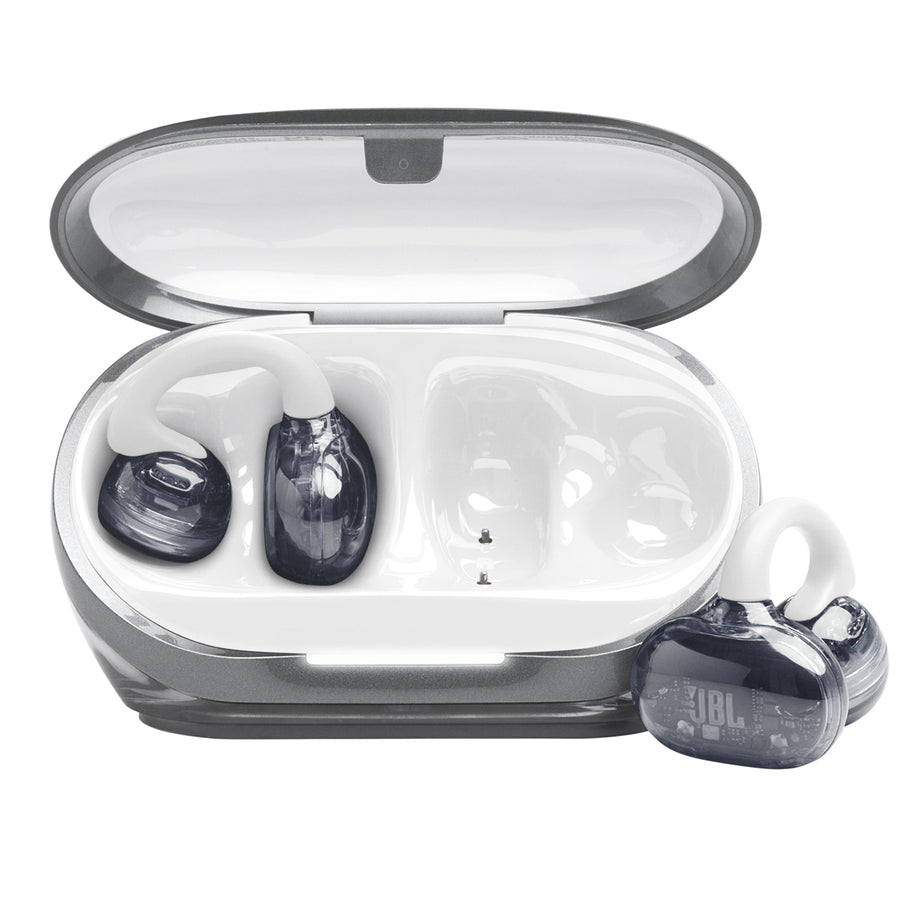 JBL SoundGear Clips True Wireless Open-Ear Clip-On Headphones - Ghost White