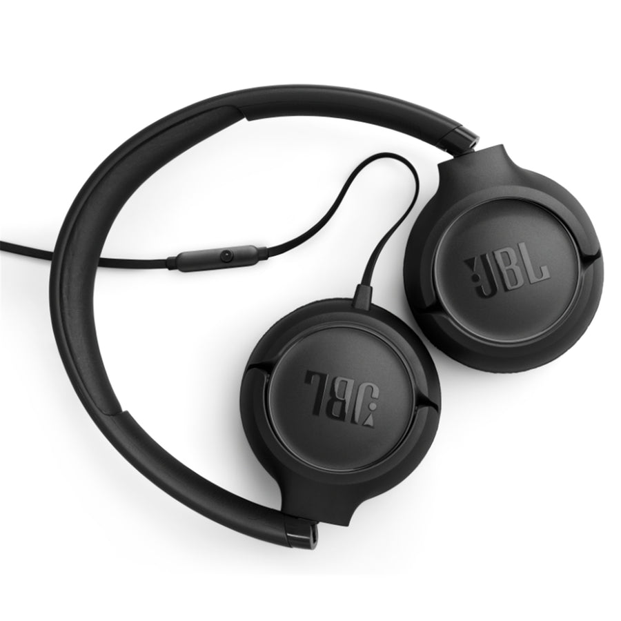 JBL Tune 530 Wired On-Ear Headphones - Black