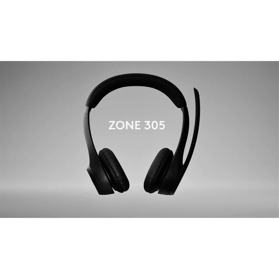 981-001459 - Logitech Zone 305 Wireless Headset with Out Receiver - Teams Business