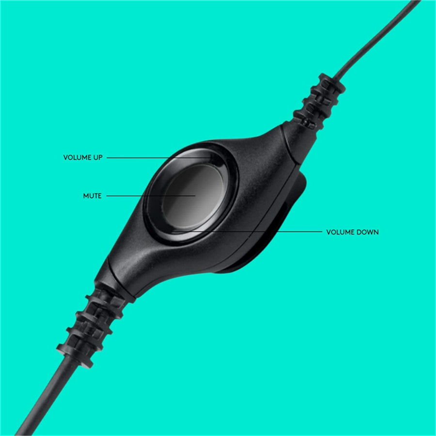 Logitech 981-000485 - H390 STEREO USB HEADSET (R)
