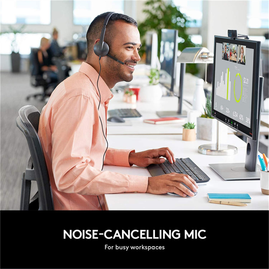 Logitech H340  USB Headset - Black