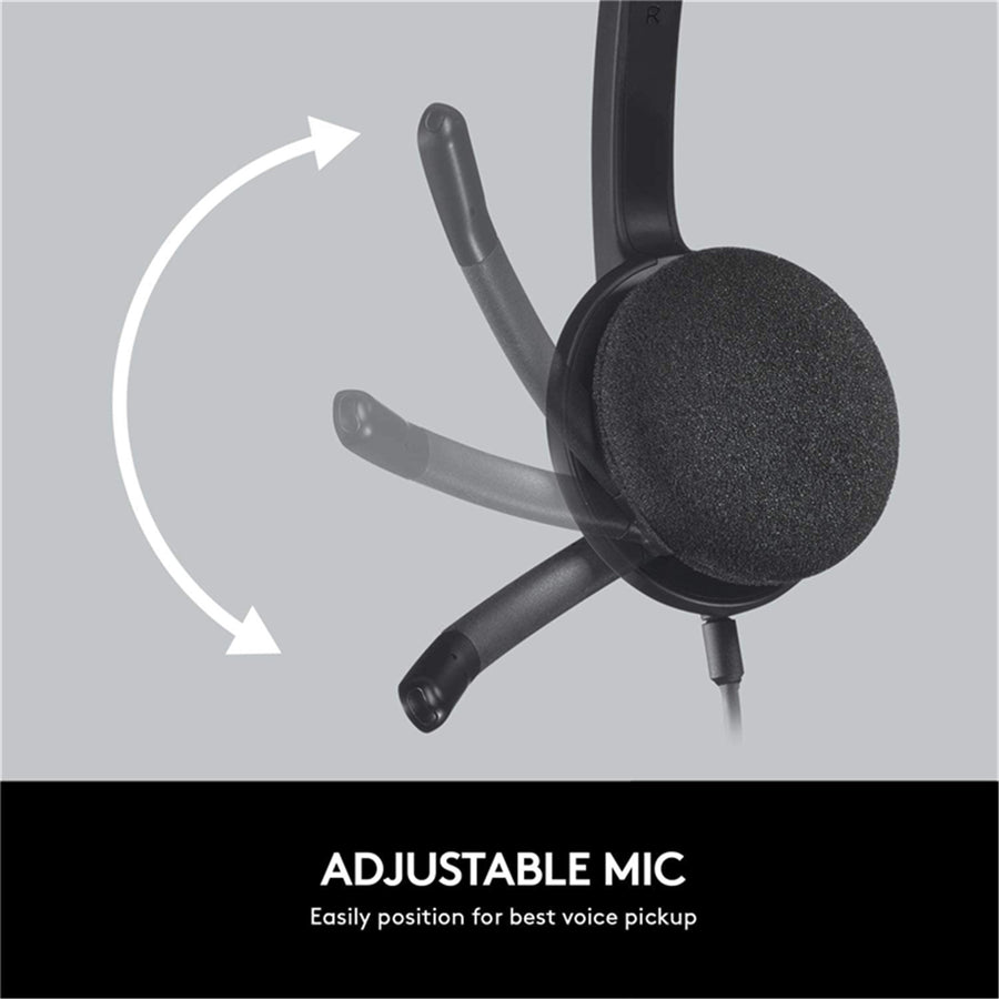 Logitech H340  USB Headset - Black