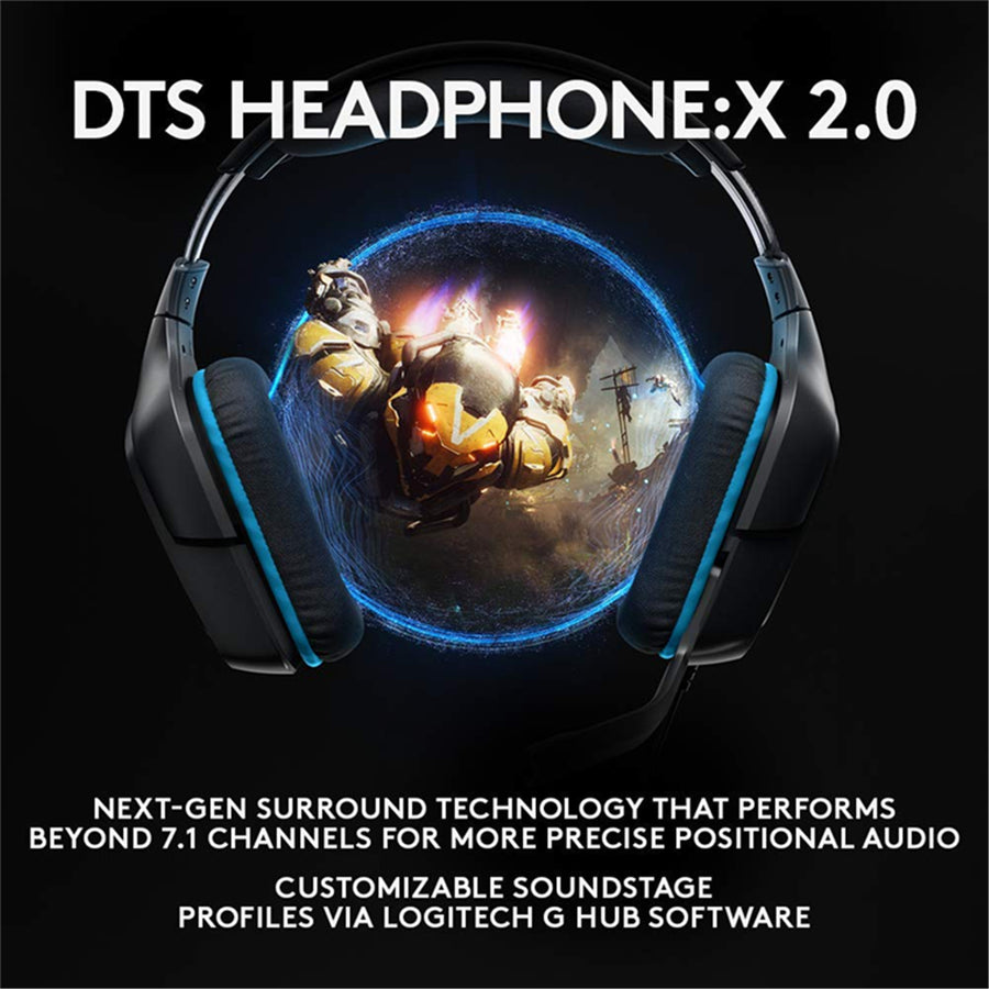 981-000824 - Logitech G432 Surround Sound Wired Gaming Headset