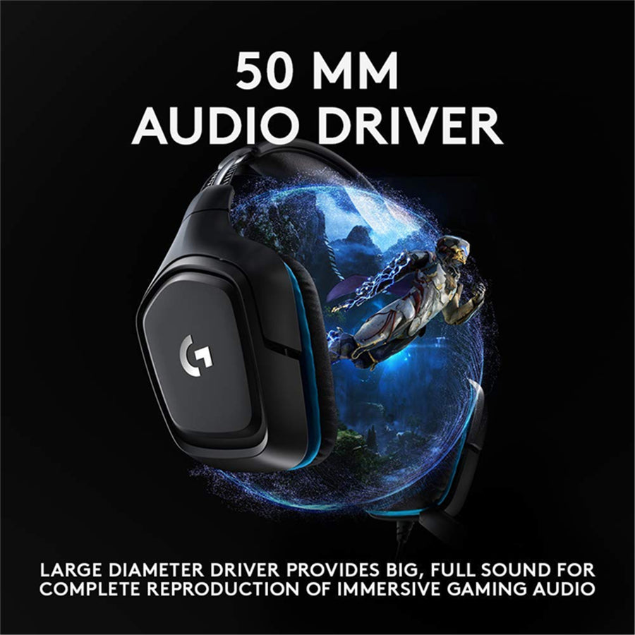 981-000824 - Logitech G432 Surround Sound Wired Gaming Headset