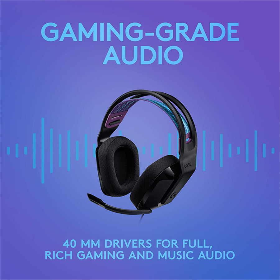Logitech 981-000979 - G335 WIRED GAMING HEADSET - BLACK