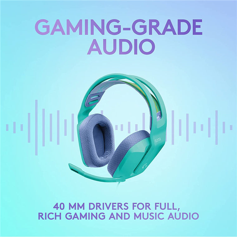 Logitech 981-001025 - G335 WIRED GAMING HEADSET - MINT