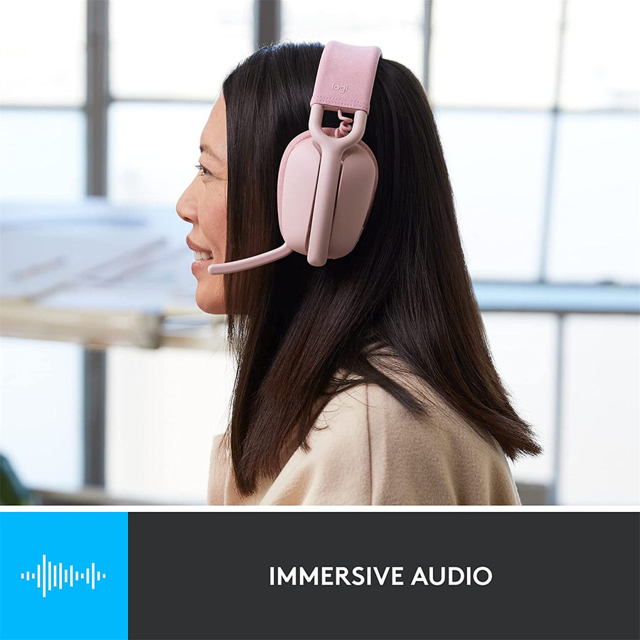 Logitech 981-001225 - ZONE VIBE 100 HEADPHONES - ROSE