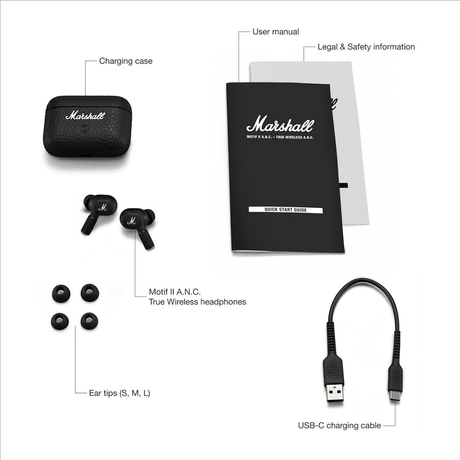 Marshall 1006450 - Motif II A.N.C. TWS Black