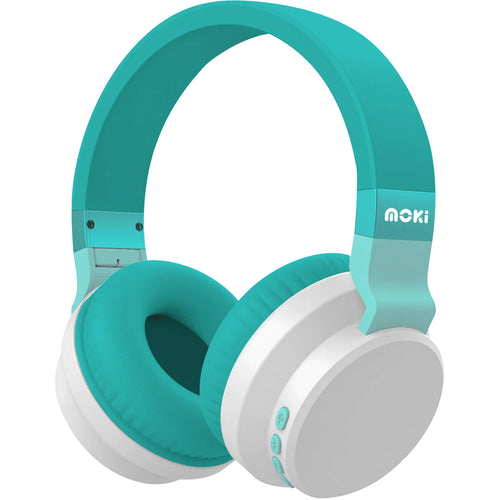 Moki Colourwave Wireless Headphones - Seafoam.