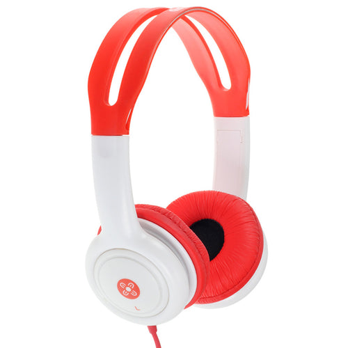 Moki  ACC-HPK Wired On-Ear Headphones for Kids - Red