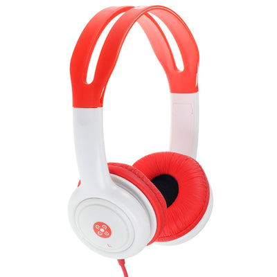 Moki  ACC-HPK Wired On-Ear Headphones for Kids - Red