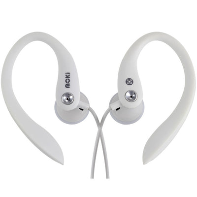 Moki  ACC-HCS Wired Sports In-Ear Headphones - White