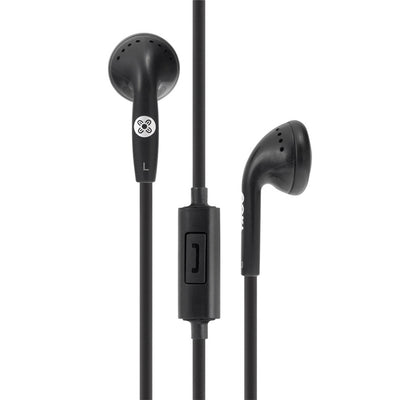 MOKI Earphones ACC-HPMCMB - Moki Stereo Earphones + Microphone - Black