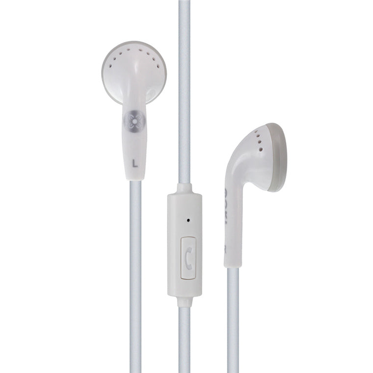 MOKI Earphones ACC-HPMCMW - Moki Stereo Earphones + Microphone - White