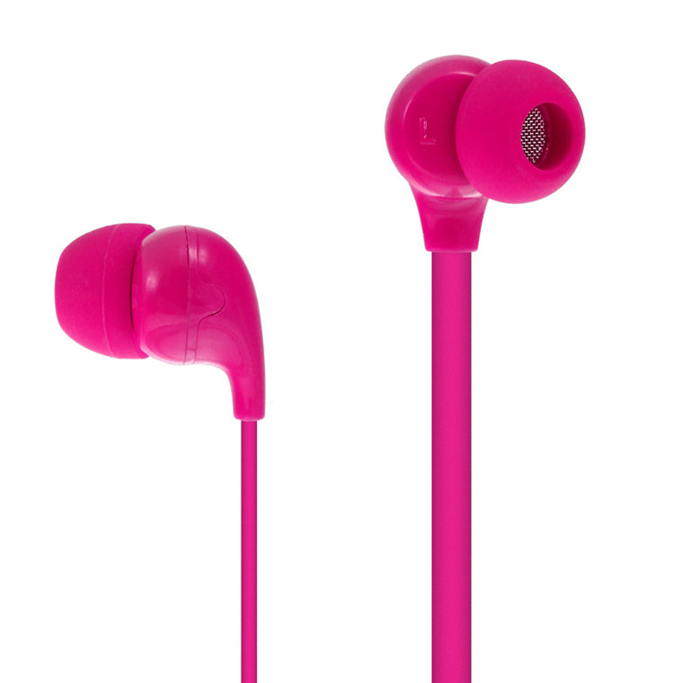 Moki 45 Degree Comfort Buds Wired In-Ear Headphones - Pink