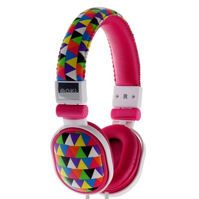 MOKI Headphones ACC-HPPOU4 - *Moki Popper Triangle Pattern Headphones*