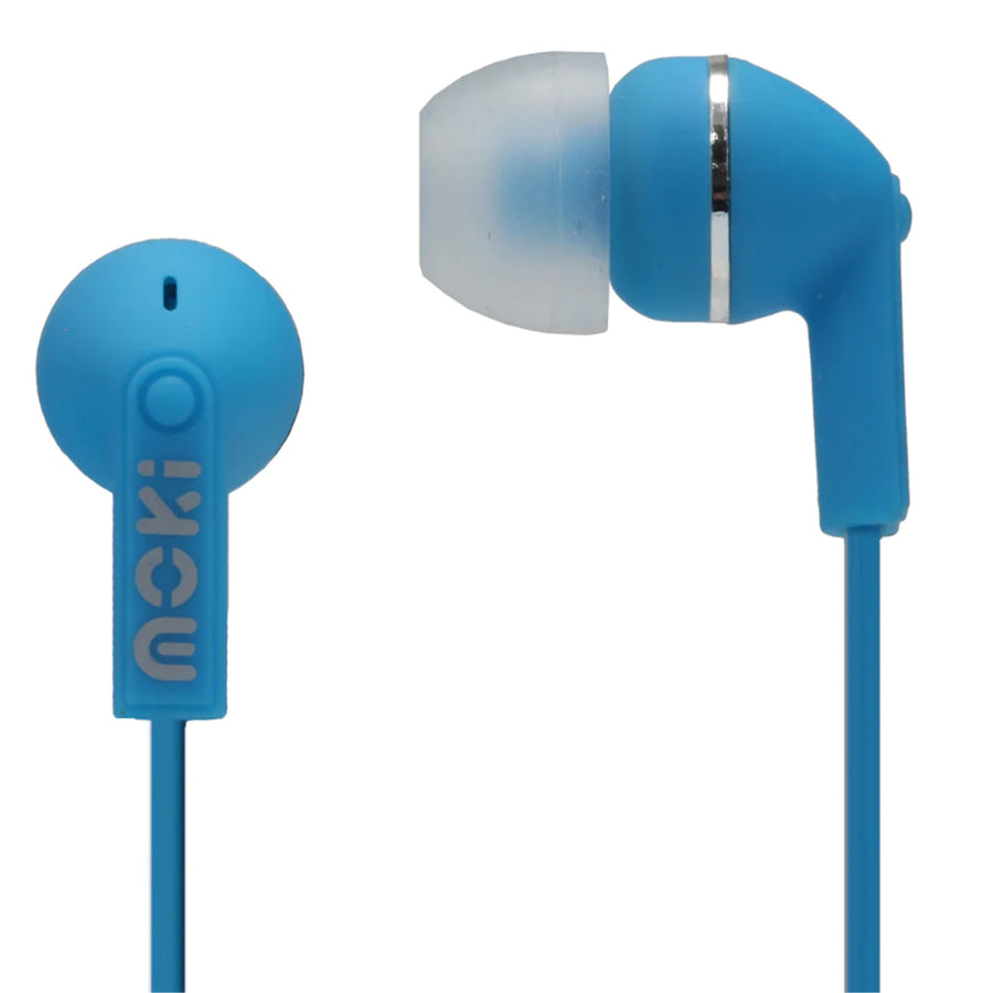 MOKI Earphones ACC-HPDOTB - Moki Dots Noise Isolation Earbuds - Blue