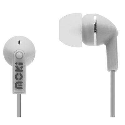 MOKI Earphones ACC-HPDOTW - Moki Dots Noise Isolation Earbuds - White