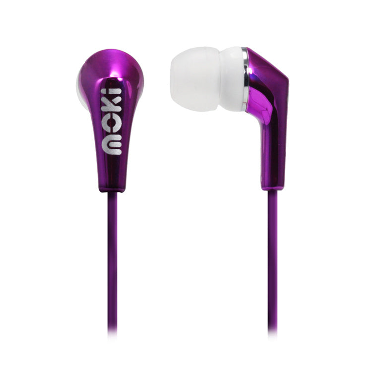 MOKI Earphones ACC-HPMLCP - Moki Metallics Earphone - Pink