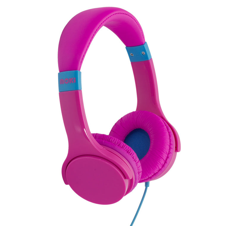 MOKI Headphones ACC-HPLILPK - Moki Lil' Kids Headhones - Pink