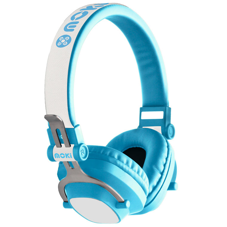 Moki Exo  Wireless Bluetooth Headphones for Kids - Blue