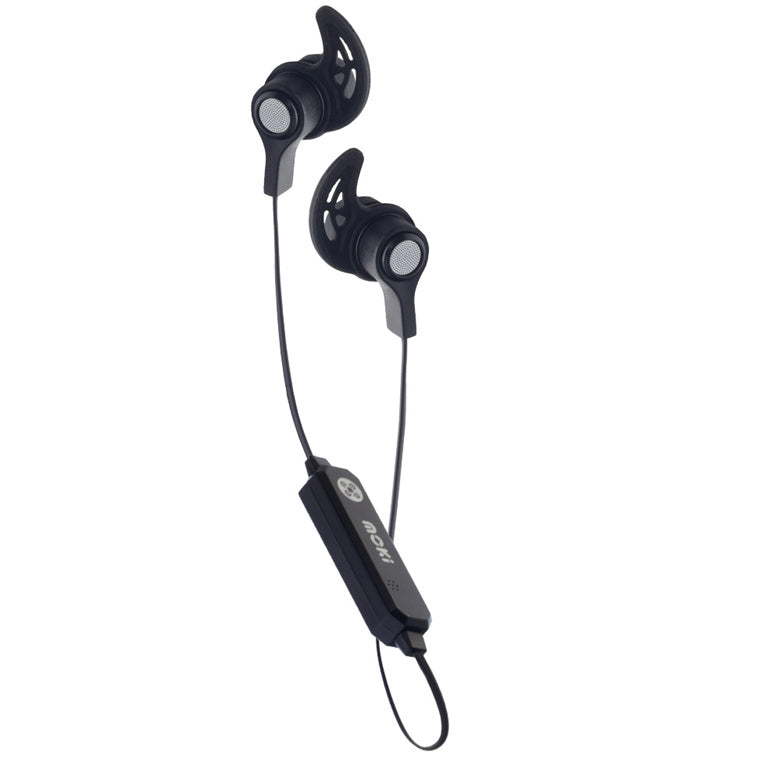 MOKI Kopfhörer ACC-HPEXSPB - Moki Exo Kabellose Sport-Ohrhörer - Schwarz