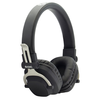 MOKI Headphones ACC-HPEXDB - Moki Exo Double Black Wireless Headphones