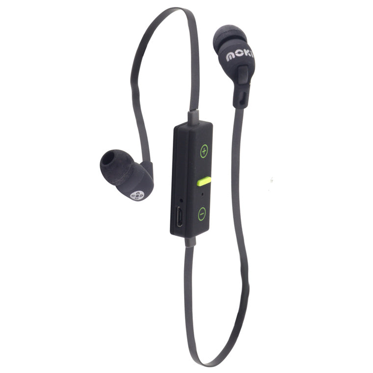 MOKI Earphones ACC-HPEXEVO - Moki Exo Evolve Kabellose Kopfhörer - Schwarz