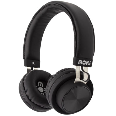 Moki Exo Prime kabellose On-Ear-Kopfhörer – Schwarz