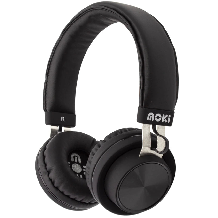Moki Exo Prime kabellose On-Ear-Kopfhörer – Schwarz