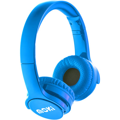 MOKI Headphones ACC-HPBRIB - Moki Brites Wireless Headphones Blue
