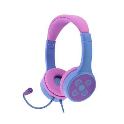 MOKI Headphones ACC-HPCZPP - Moki ChatZone Headphones + Boom Microphone - Pink/Purple